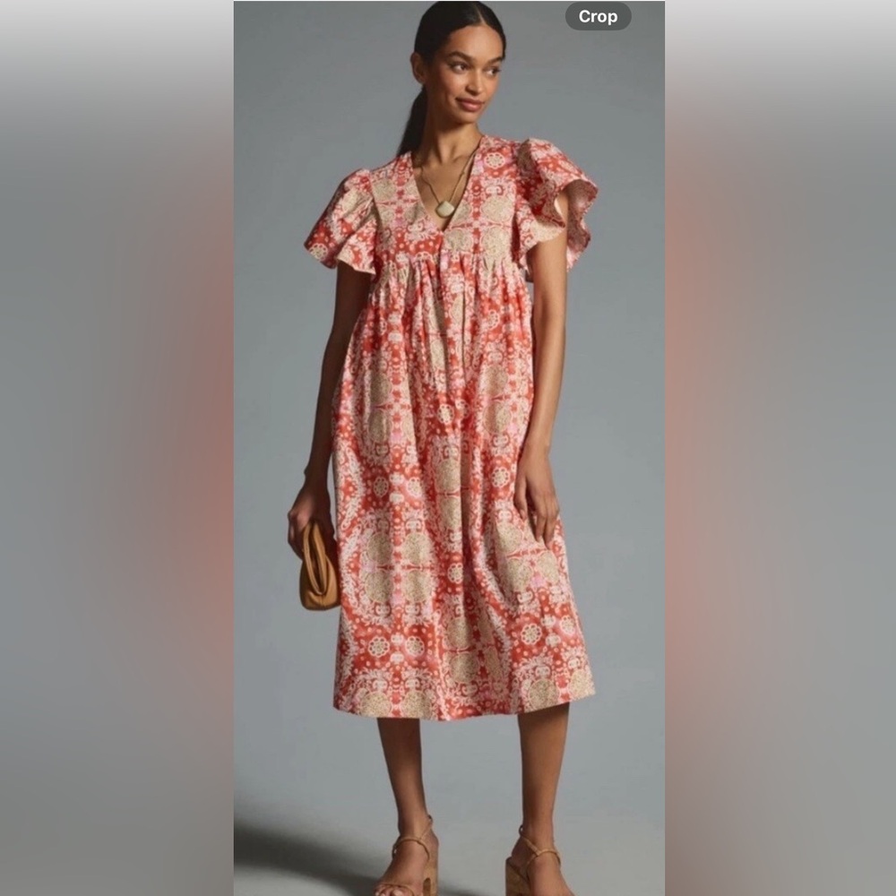 NWOT Anthropologie size M babydoll dress